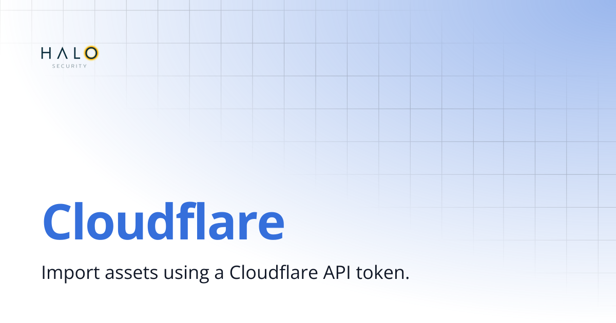 Cloudflare documentation halo security